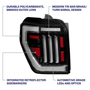 Toyota 4Runner Tail Lights - FORM Lighting - Sequential LED - Red - `10-`24